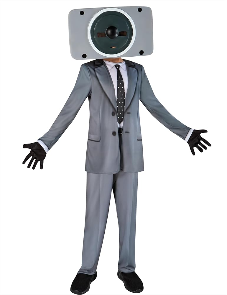 Skibidi Toilet Speaker Costume for Kids - Chicago Costume Company