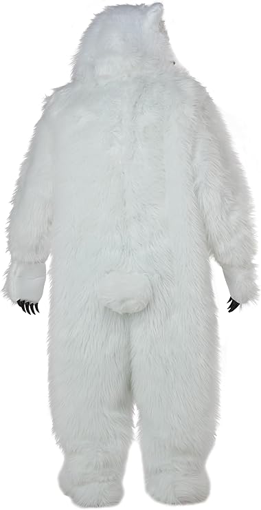 Deluxe Polar Bear Costume with Ani-Motion Mask