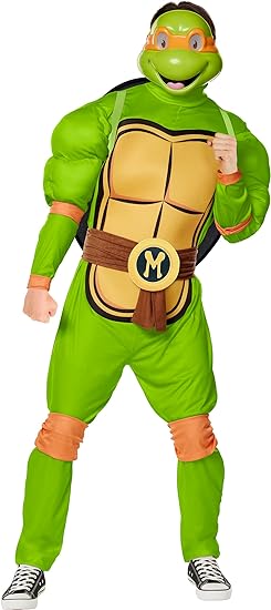 Teenage Mutant Ninja Turtles - Classic Deluxe Adult Costume with Mask