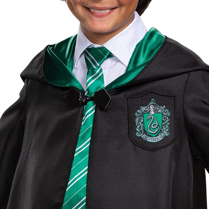 Slytherin Robe - Deluxe Child Costume - Chicago Costume Company