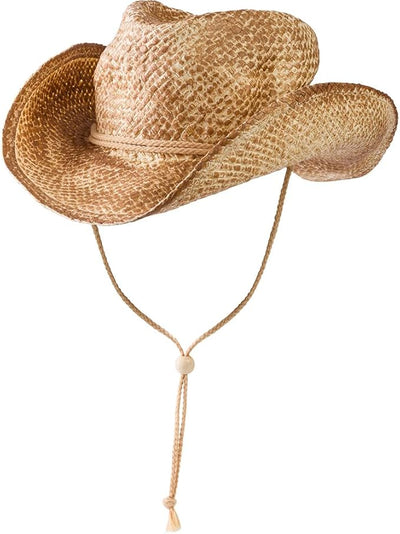 Straw Cowboy Hat - Costume Accessory