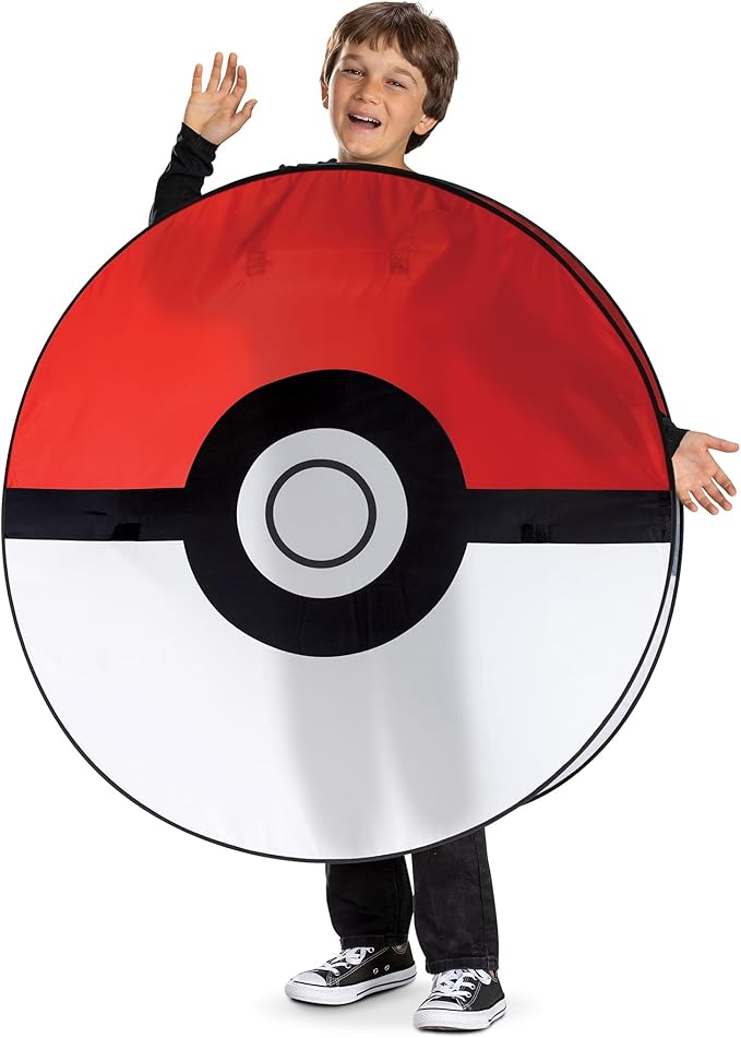 PokeBall Pop-Out - Pokémon Child/Adult Costume - Chicago Costume Company