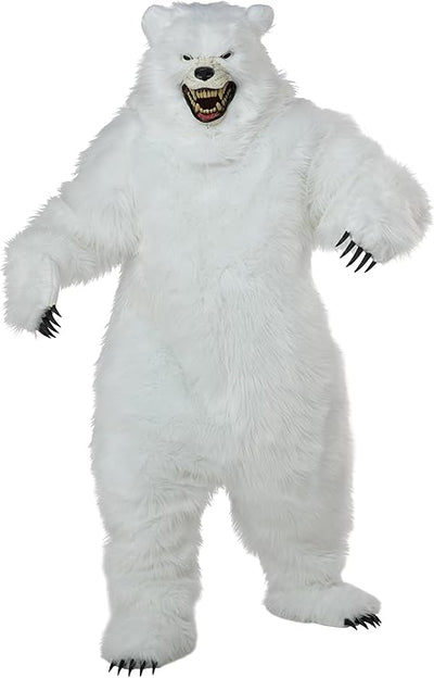 Deluxe Polar Bear Costume with Ani-Motion Mask