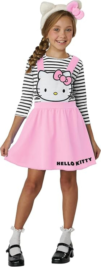 Hello Kitty Pink Overall Dress - Child Costume - Chicago Costume Company