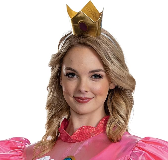 Super Mario Princess Peach Elevated Adult Costume Super Mario Princess Peach Elevated Adult Costume
