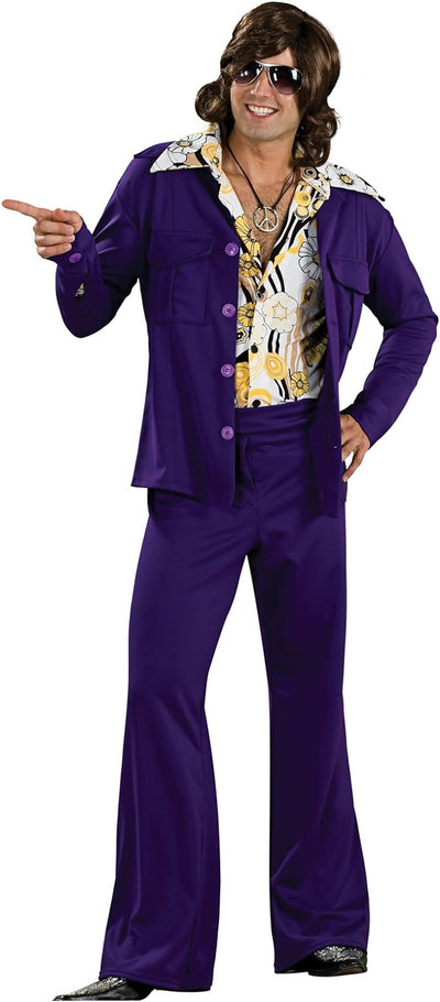 Purple Leisure Suit - Adult Costume