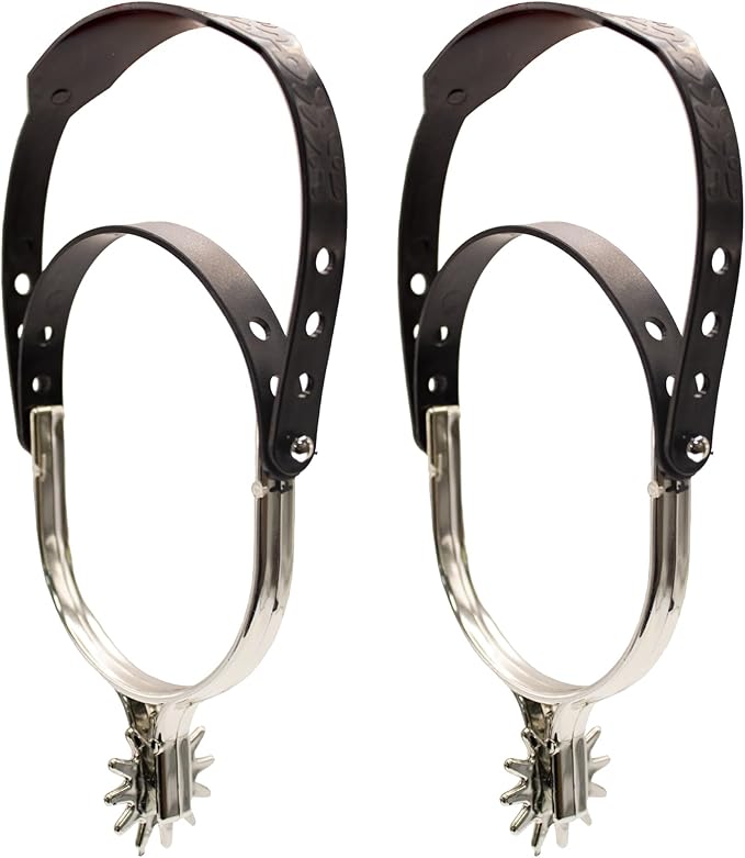 Adjustable Faux Cowboy Spurs - Adult
