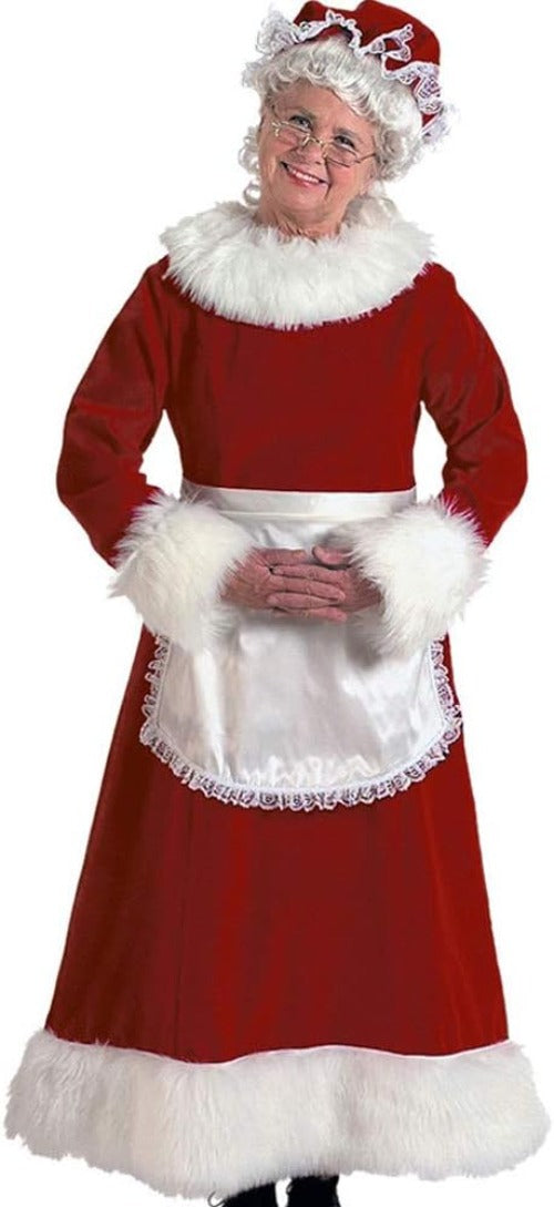 Mrs. Claus Dress - Adult Plus Costume