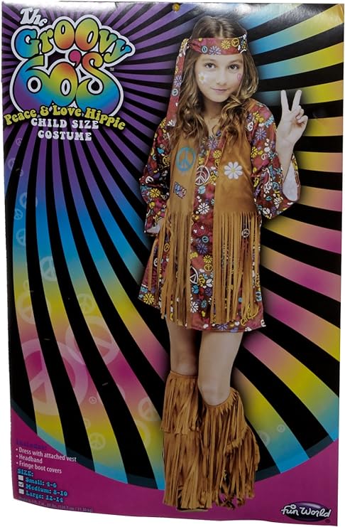 Peace & Love Hippie - Child Costume