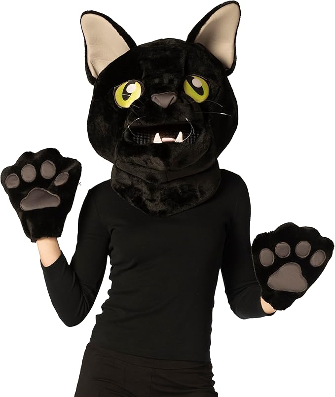 Black Cat Head & Paws - Adult Accessory Kit