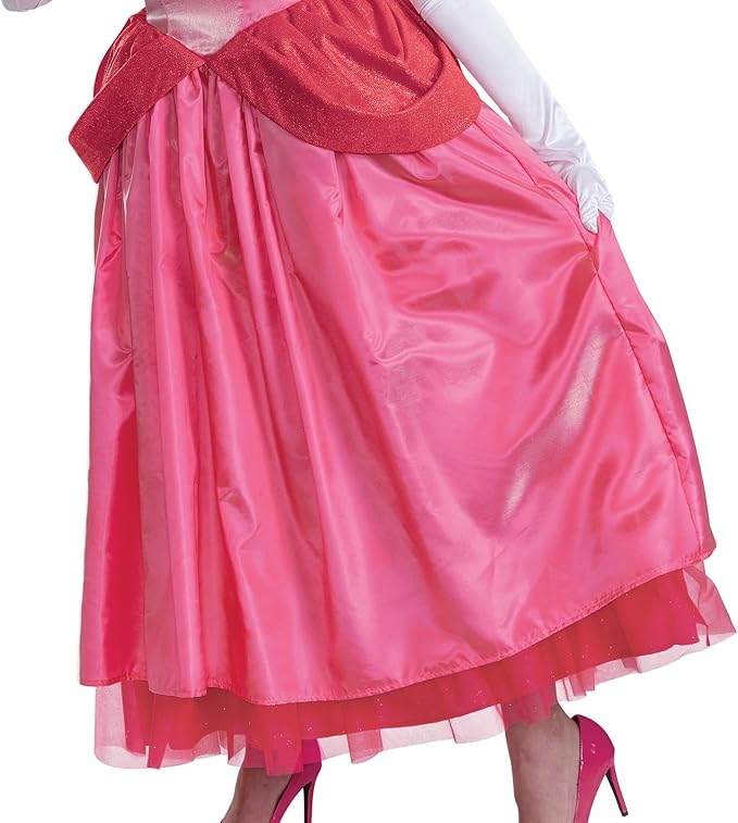 princess peach adult dress Super Mario Princess Peach Elevated Adult Costume
