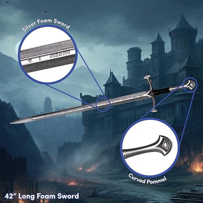 42" Foam Sword with Curved Pommel