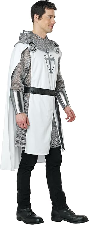 Knight's Surcoat Adult Costume - White