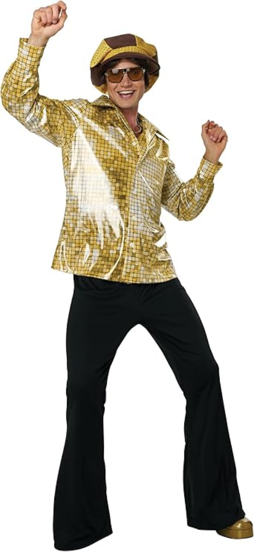 Disco Shirt & Hat Set - Adult Costume - Chicago Costume Company
