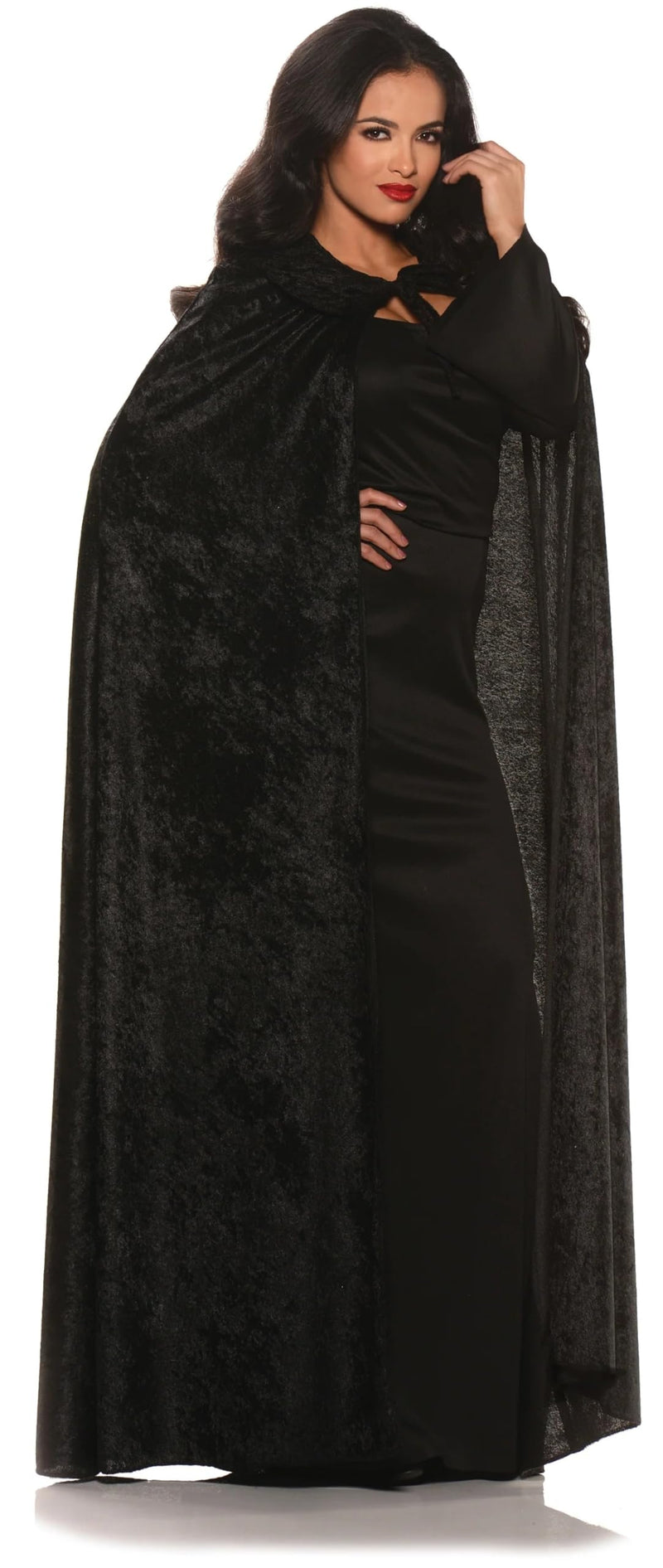 Velvet Cape with Collar