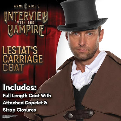 Anne Rice's Interview With The Vampire - Lestat's Carriage Coat - Adult Costume