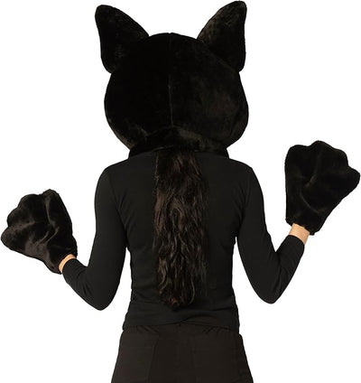 Black Cat Head & Paws - Adult Accessory Kit