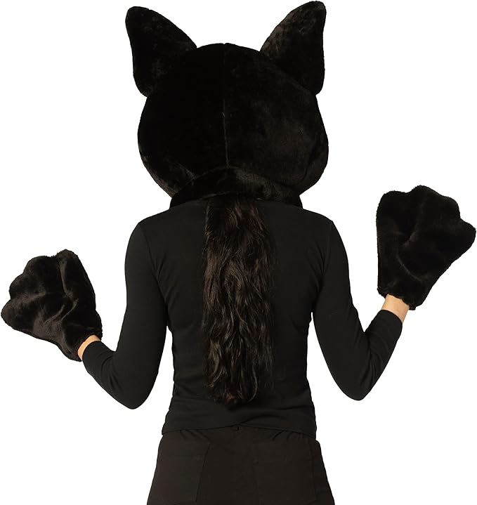 Black Cat Head & Paws - Adult Accessory Kit