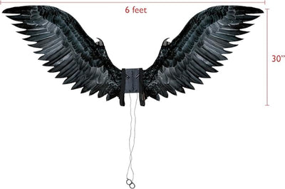 Raven Cosplay Wings - Adult - Chicago Costume Company