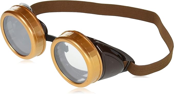 Brown Steampunk Goggles - Adult Accessory