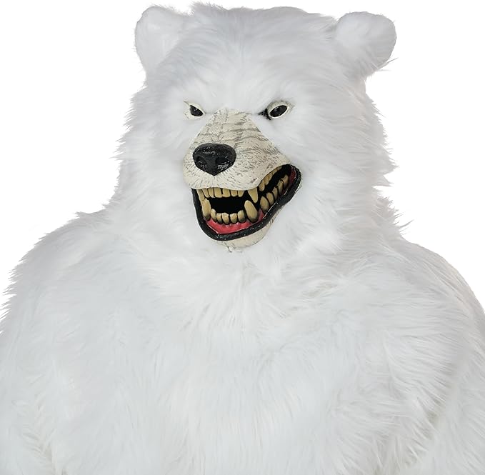 Deluxe Polar Bear Costume with Ani-Motion Mask