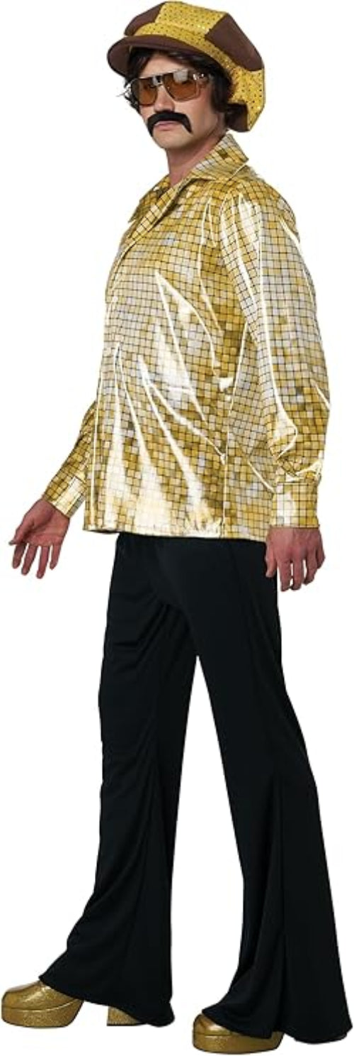 Disco Shirt & Hat Set - Adult Costume - Chicago Costume Company