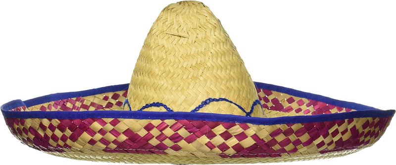 Embroidered Straw Sombrero - Chicago Costume Company