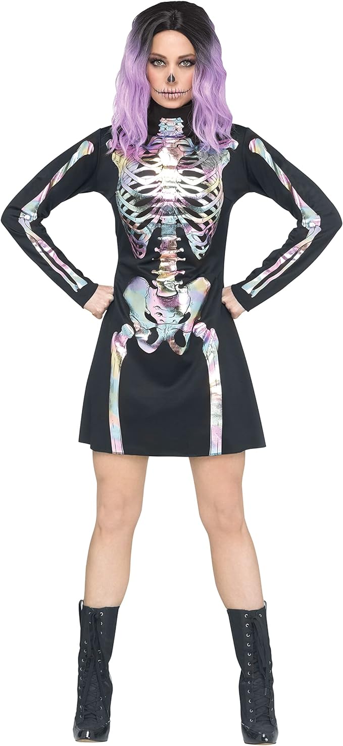 Holographic Skeleton - Adult Costume