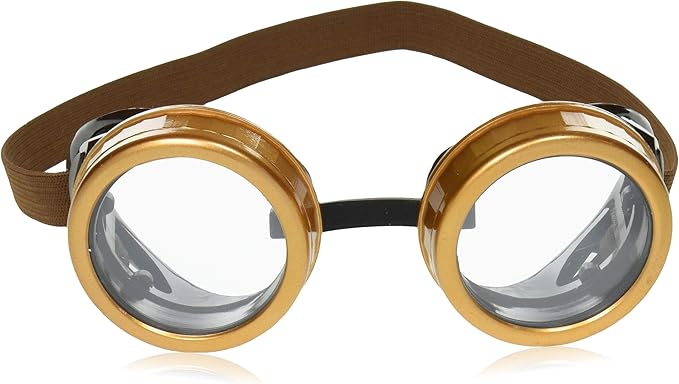 Brown Steampunk Goggles - Adult Accessory