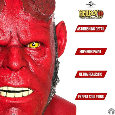 Hellboy II The Golden Army: Hellboy Adult Latex Mask