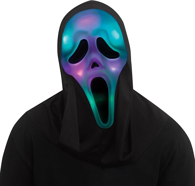 Ghost Face - Light-Up/ Multi-color - Adult Mask