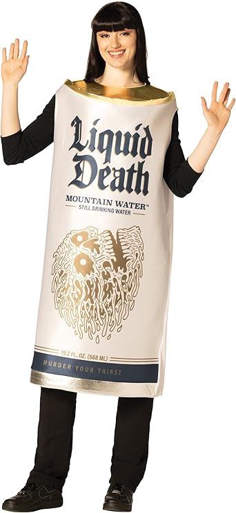 Liquid Death Water Can - Adult Costume
