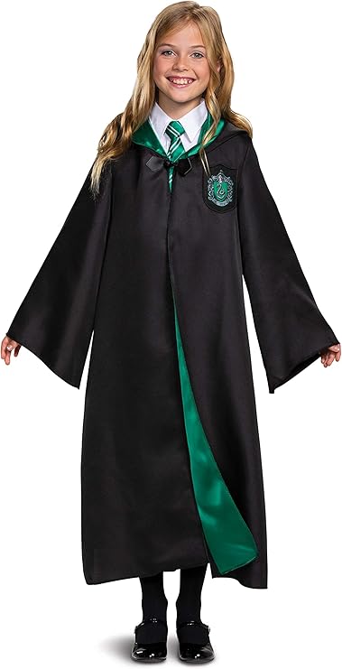 Slytherin Robe - Deluxe Child Costume - Chicago Costume Company
