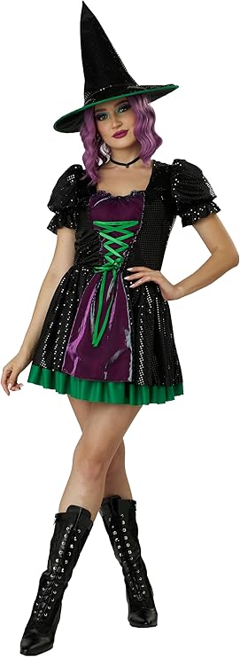 Black Shimmer Witch - Adult Costume - Chicago Costume Company
