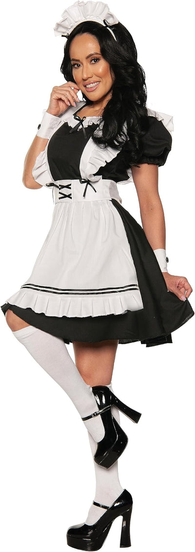 French Maid Anime Cosplay - Adult Costume