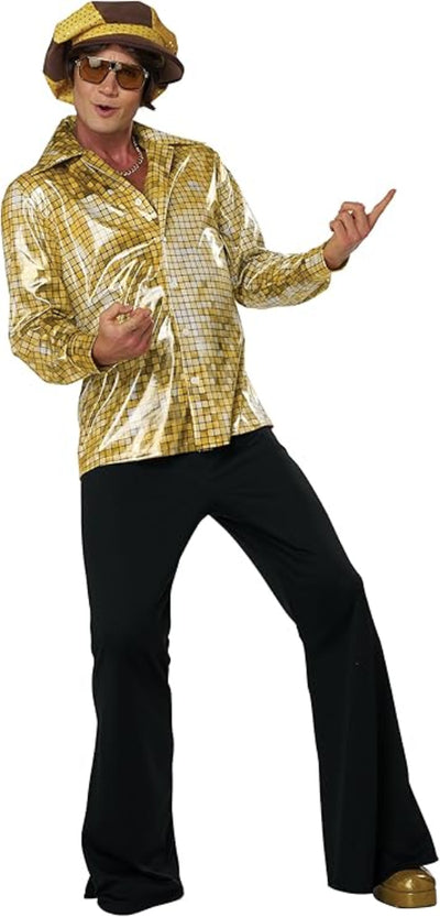 Disco Shirt & Hat Set - Adult Costume - Chicago Costume Company