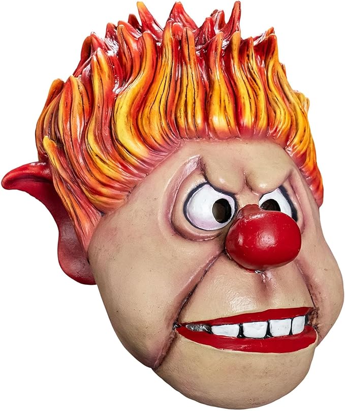 The Year Without a Santa Claus: Heat Miser Adult Latex Overhead Mask