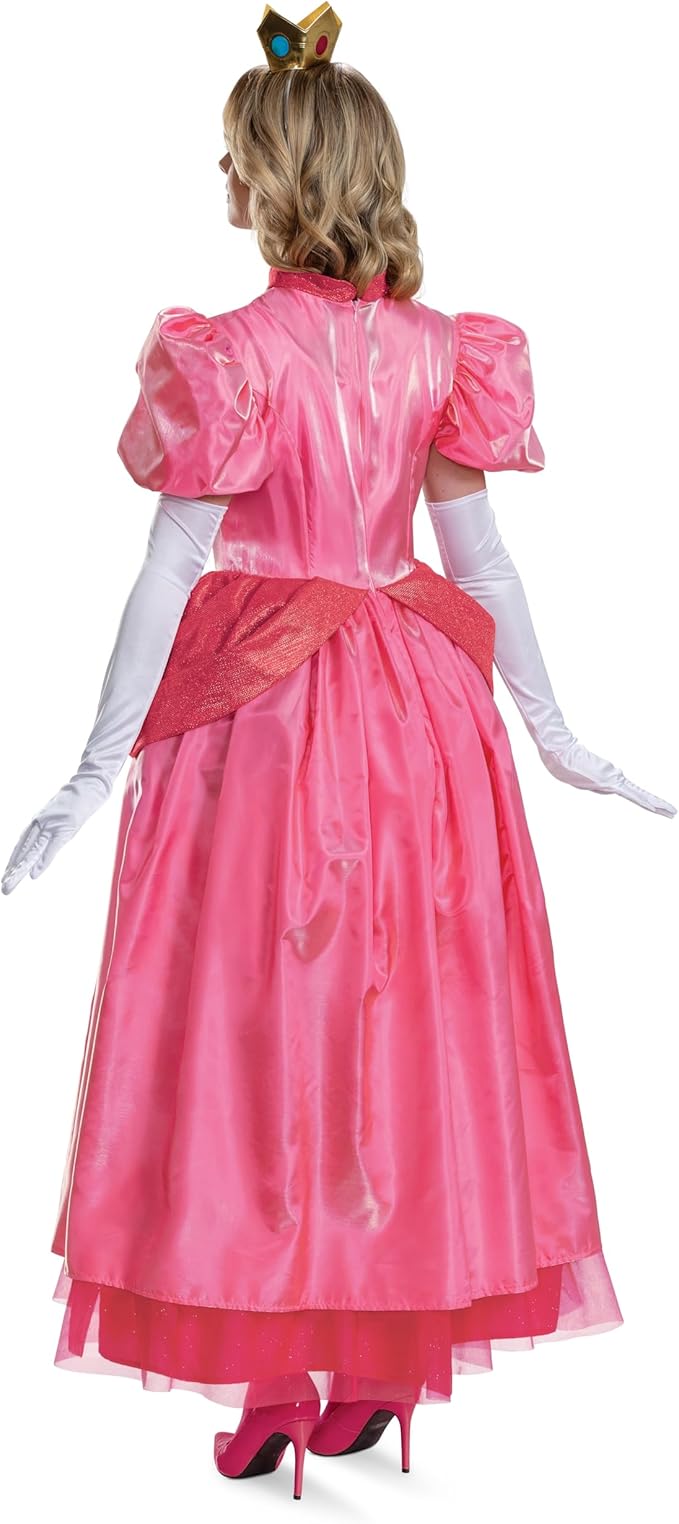 Super Mario Princess Peach Elevated Adult Costume