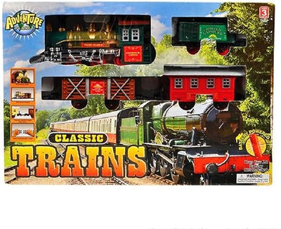 Adventure Planet - 4 Car Deluxe Train Set - Chicago Costume Company