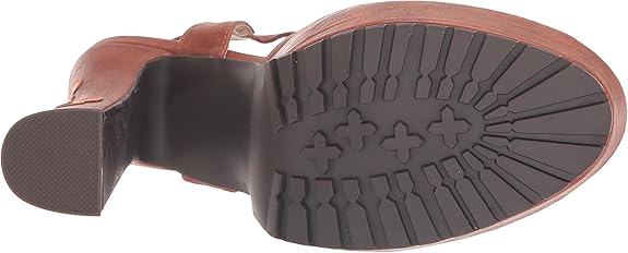 5.5" Heel Open Toe Shoe with Flower - Tan