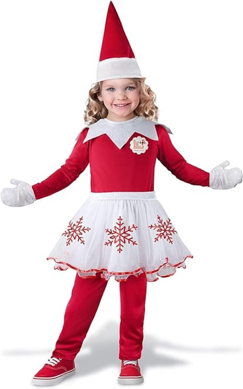 sachin and babi light blue dress Womens Holiday Elf Costume