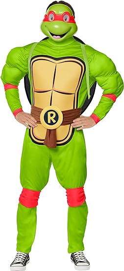Teenage Mutant Ninja Turtles - Classic Deluxe Adult Costume with Mask