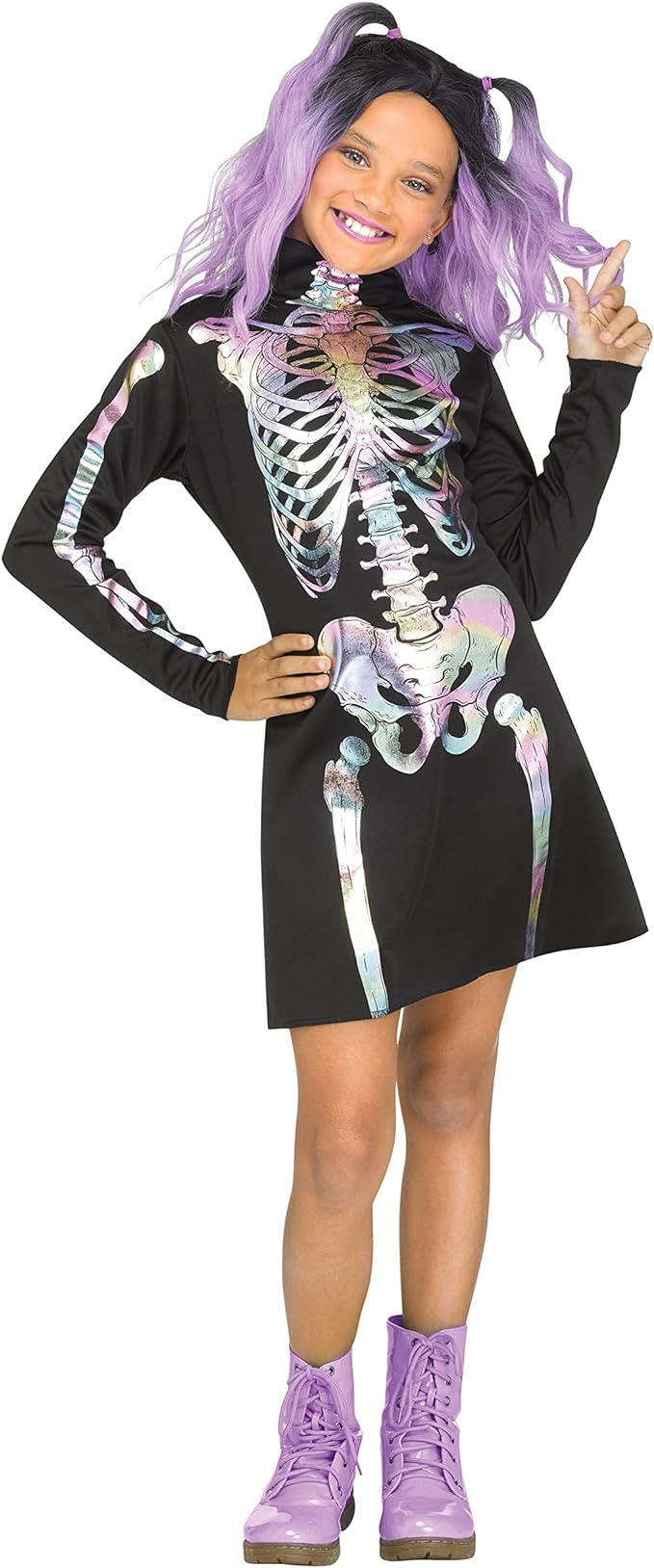 Holographic Skeleton - Child Costume