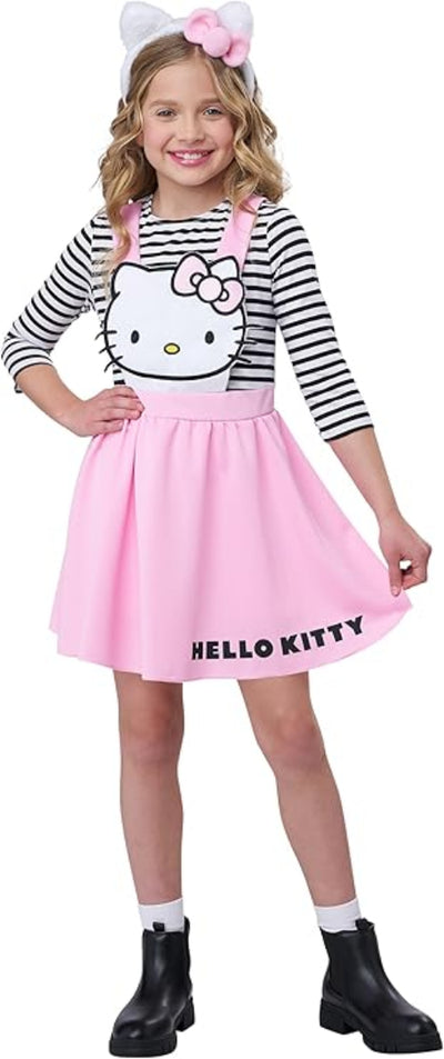 Hello Kitty Pink Overall Dress - Child Costume - Chicago Costume Company