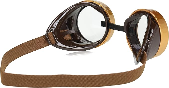 Brown Steampunk Goggles - Adult Accessory