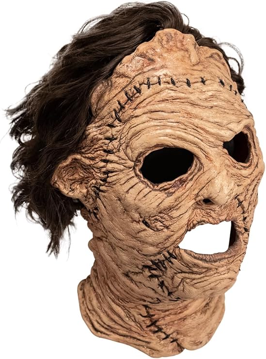 Texas Chainsaw Evil Wears Many Faces: Leatherface Adult Latex Overhead Mask