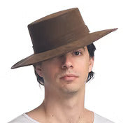 Leather Like Spanish Hat - Chicago Costume Company