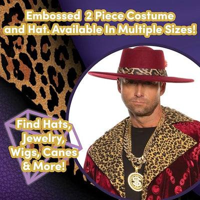 Pimp - Deluxe Adult Costume