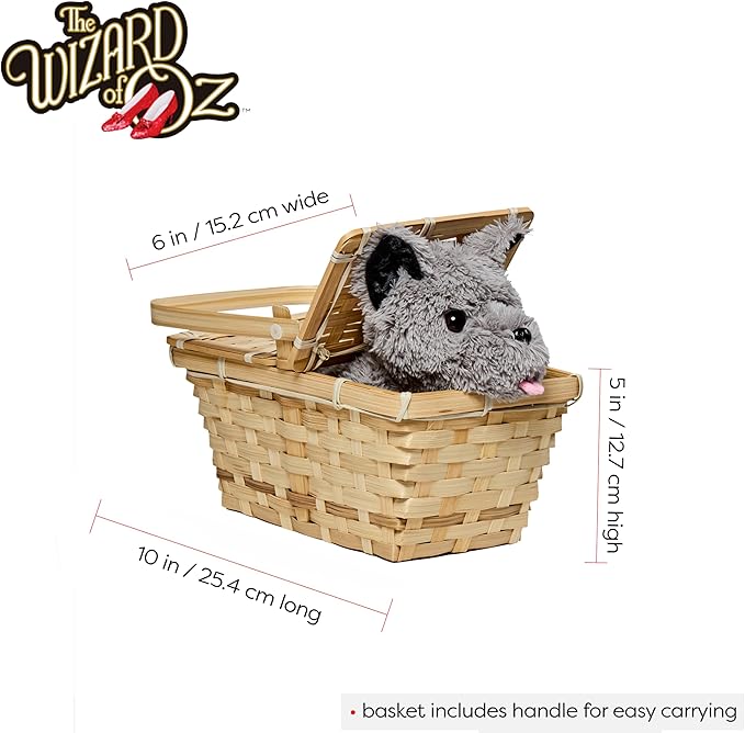 The Wizard of Oz: Toto in a Basket - Costume Accessory