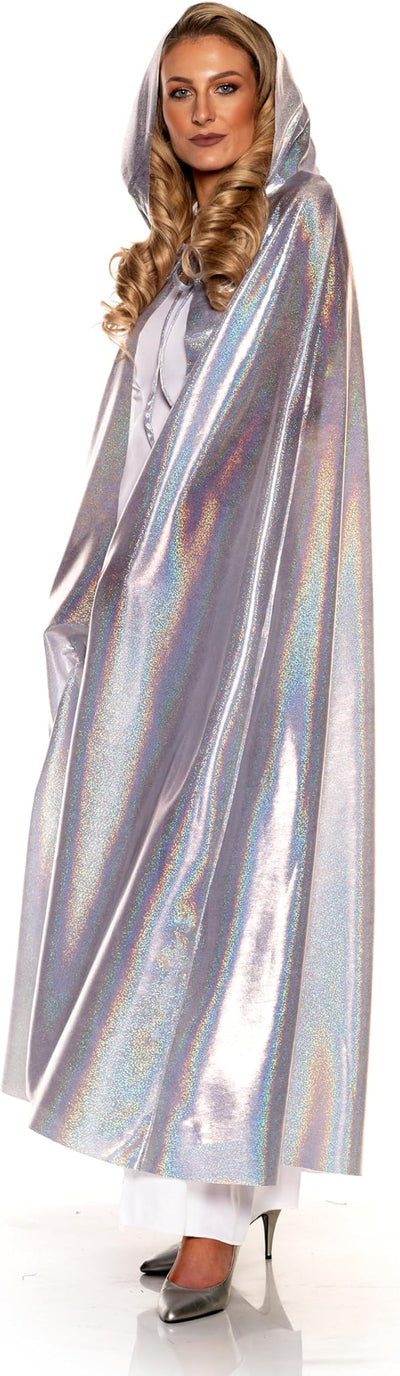 Metallic Hooded Cape - Adult
